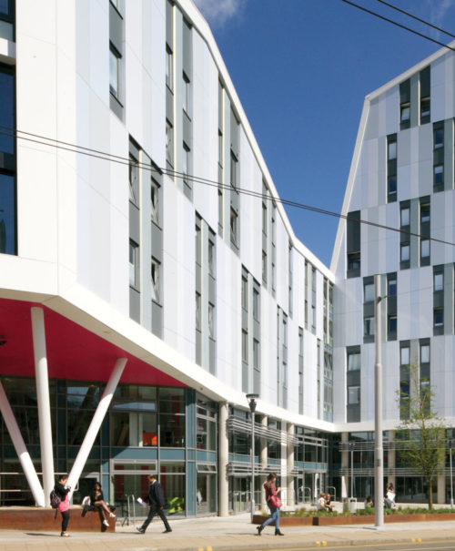 Nottingham Trent University accommodation o ntheir city centre campus