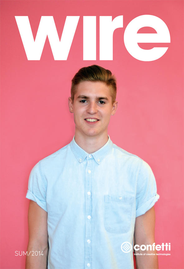 The Wire Confetti Student magazine front cover Summer 2014